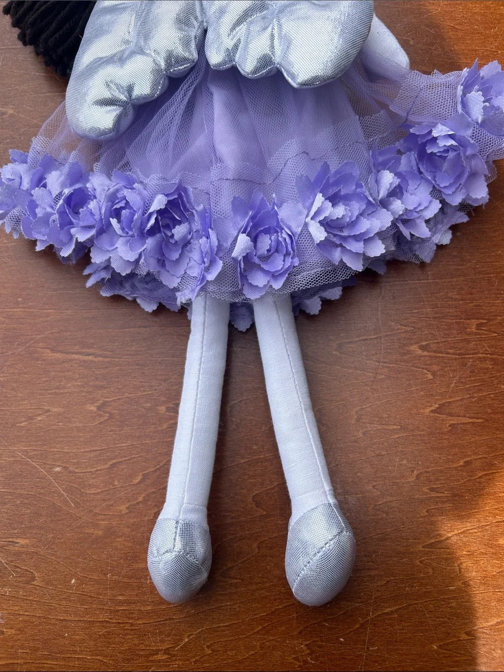 Pottery Barn Kids Purple Tulle Princess Rag Doll